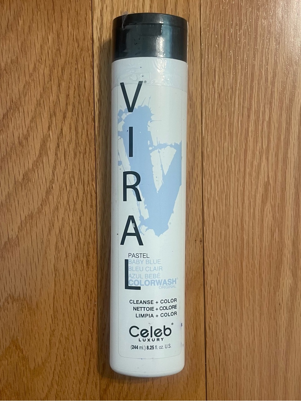 Viral Pastel Baby Blue Hair Shampoo Color Depositing